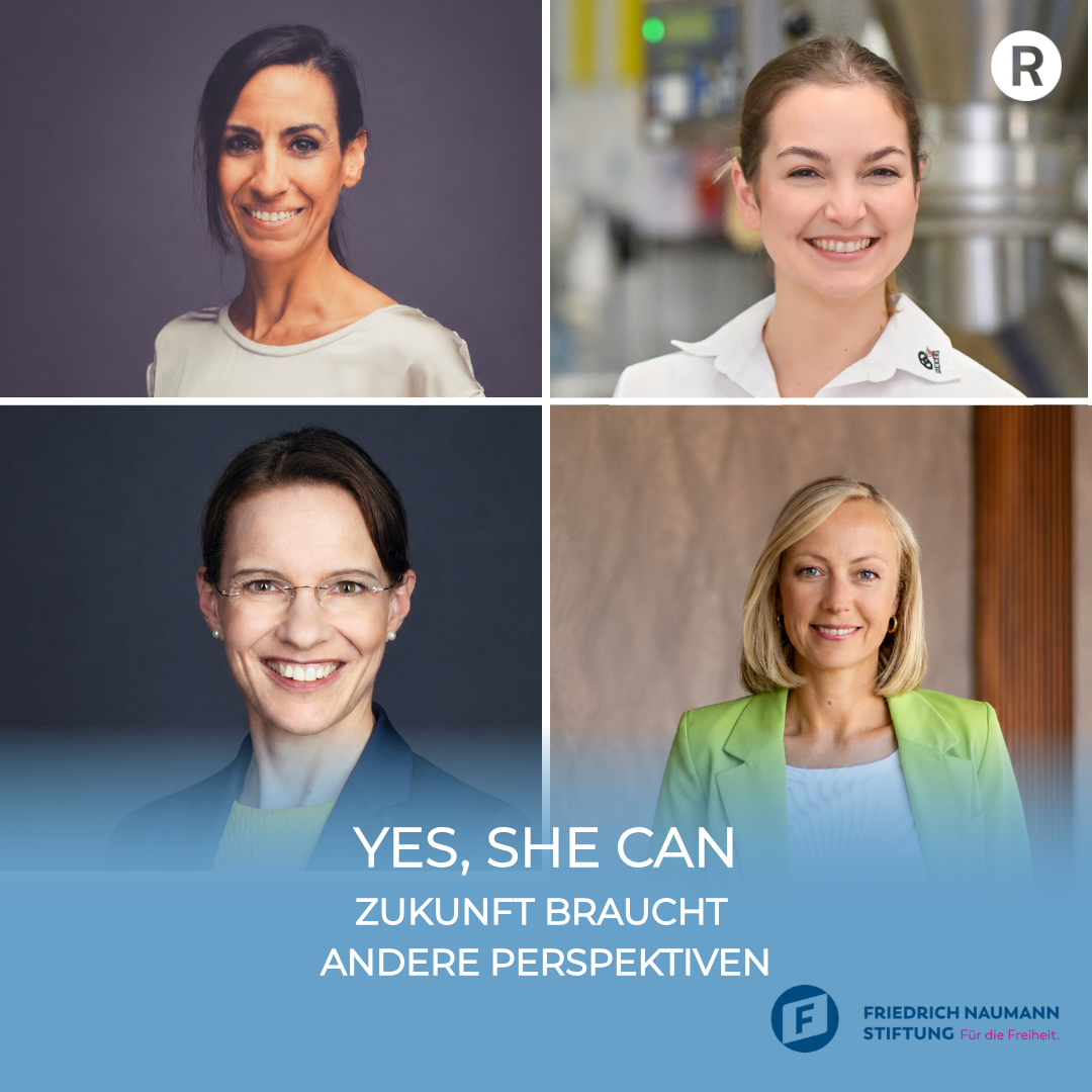 Düsseldorf - Yes, she can: Zukunft braucht andere Perspektiven